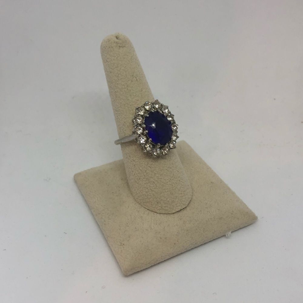 Navy Gemstone Ring